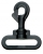 SF313-38mm Spring Plastic Swivel Hooks