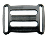 SF513-25mm Dual Loop Plastic Slide Buckles